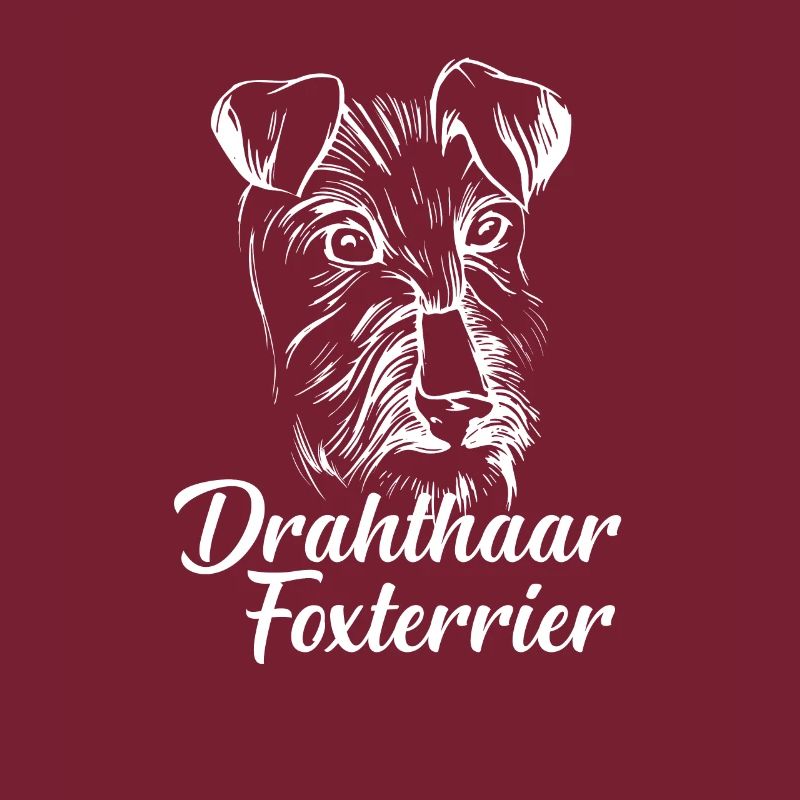 Lustiges Drahthaar Foxterrier Geschenk Fox Terrier