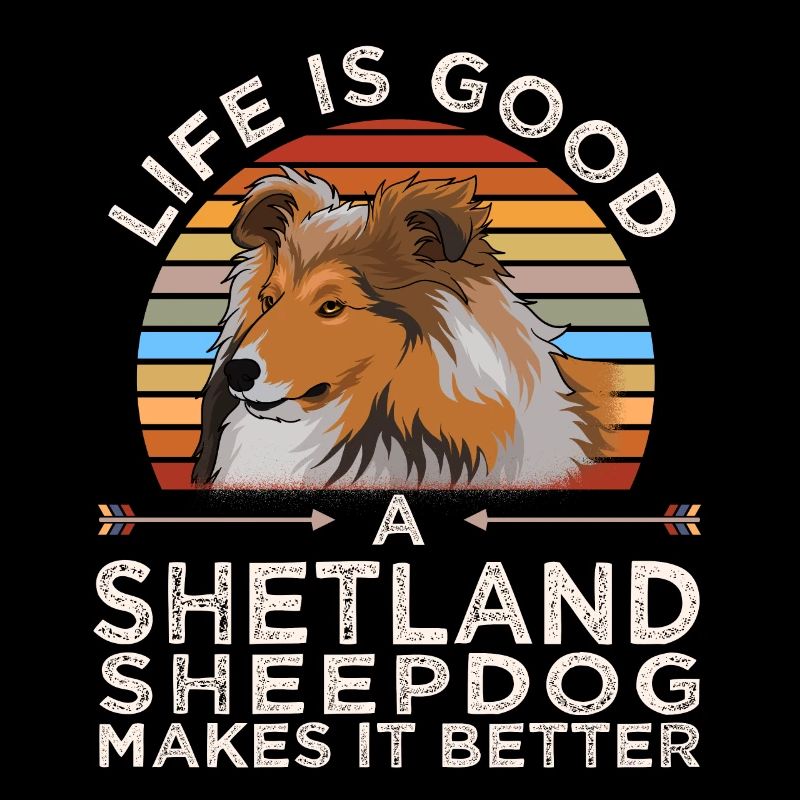 Sheltie Hund Shetland Sheepdog Geschenk