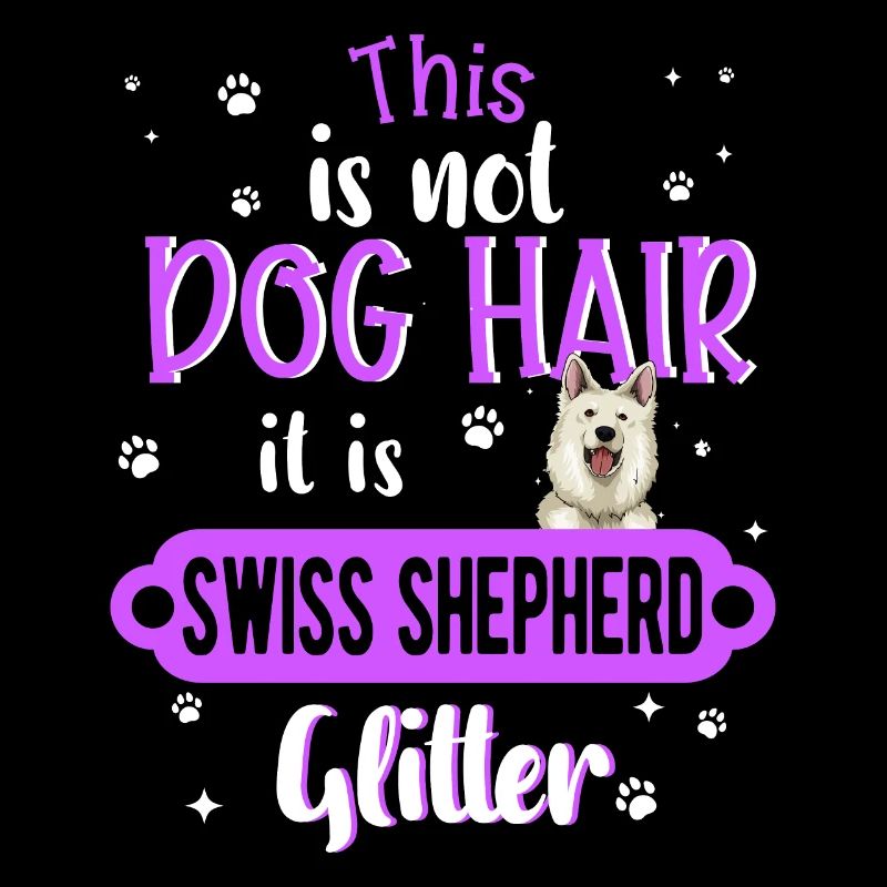 Weißer Schweizer Schäferhund Witziges Geschenk