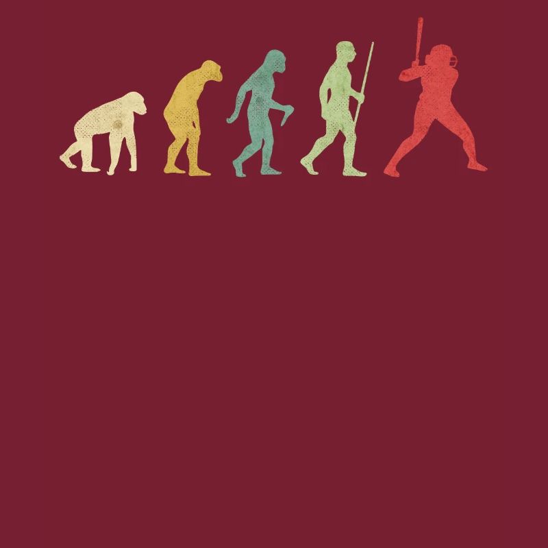 Softball Mädchen Homerun traf Evolution