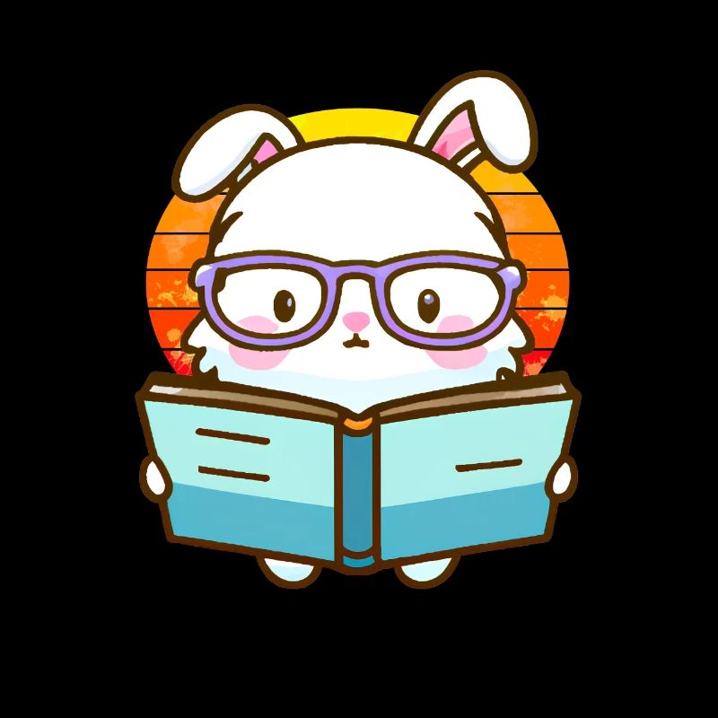 Lapin rat de bibliothèque