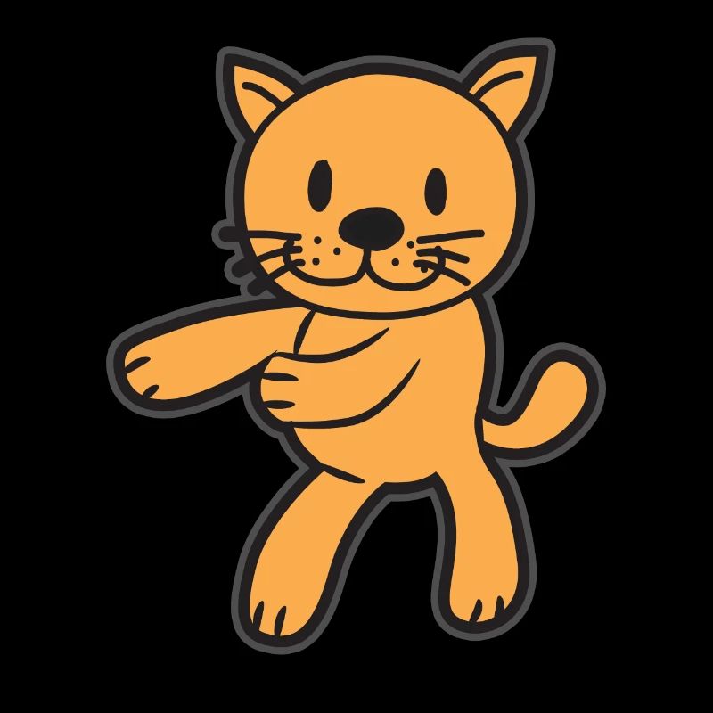 Floss Dance comme une chemise de chat Boss