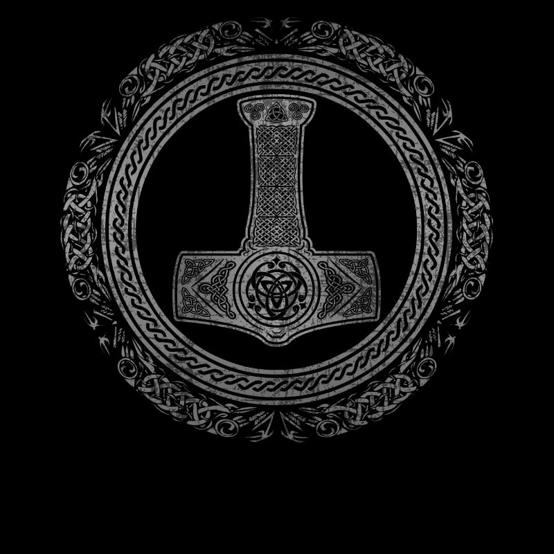 Thors Hammer Mjolnir Wikinger Runen Geschenk