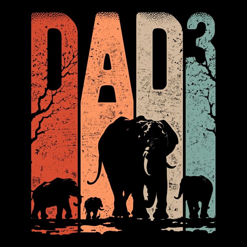 Dad Up 3 Daddy Up 3 Kids Daddy Elephant