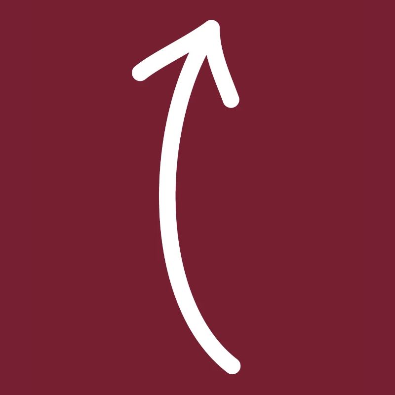 An arrow up