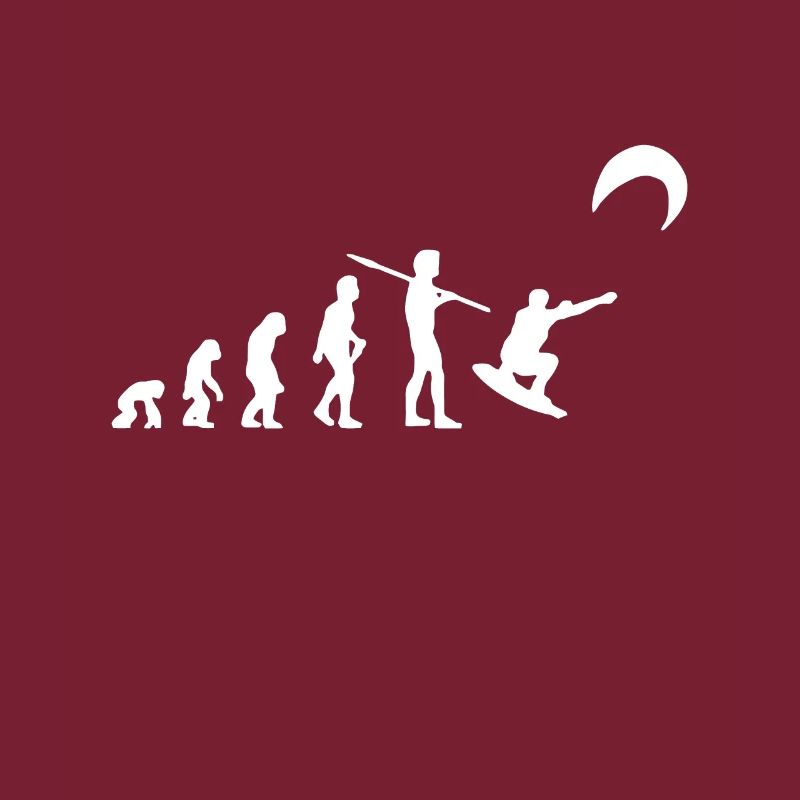 Kitersurfer Evolution Kitesurf