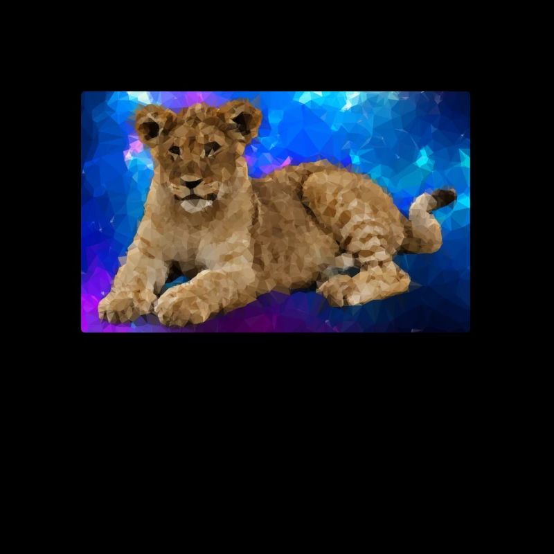 Lion Polygone