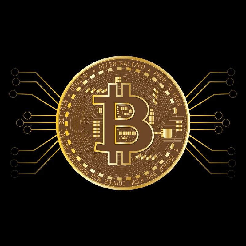Bitcoin - Logo d’ordinateur