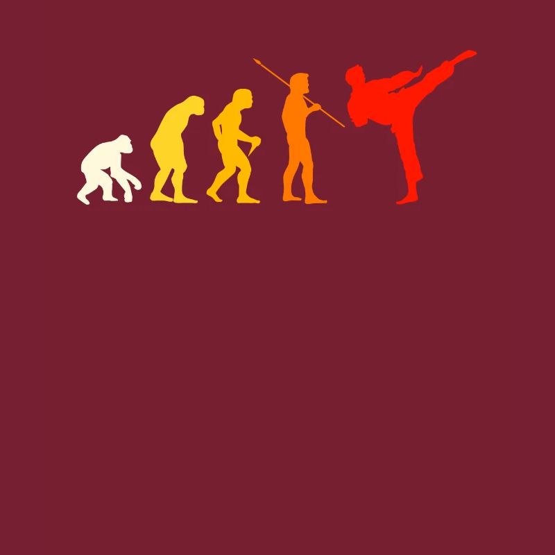 Karate Evolution T-Shirt Geschenk Judo