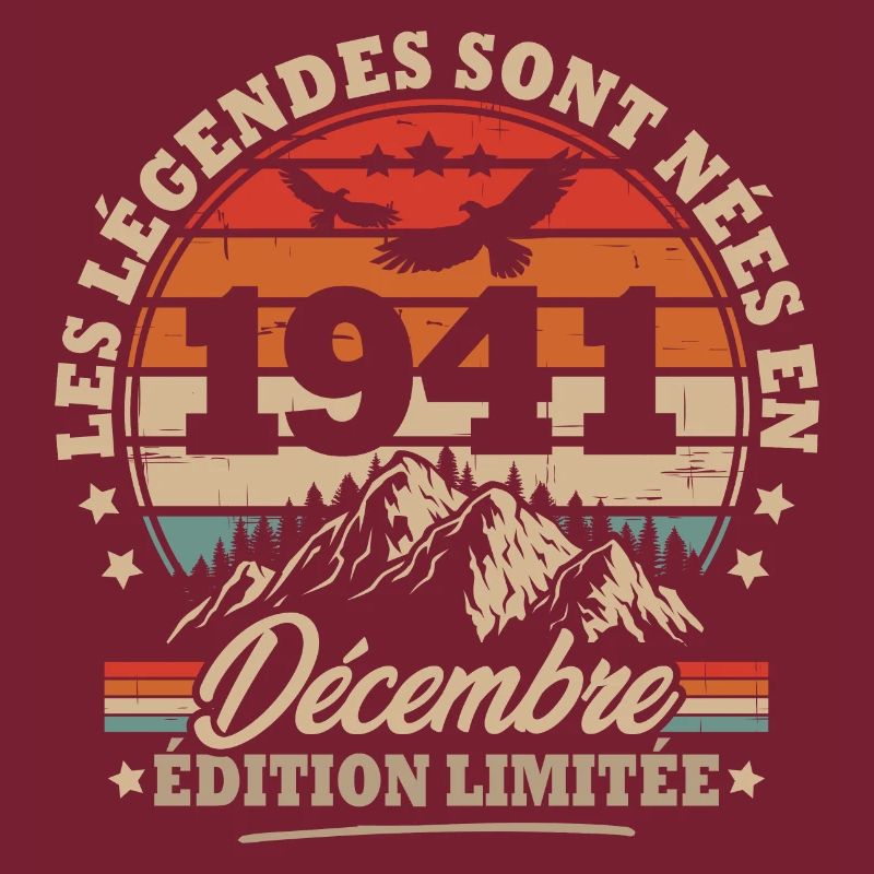Geburtstagsgeschenk geboren im Dezember 1941