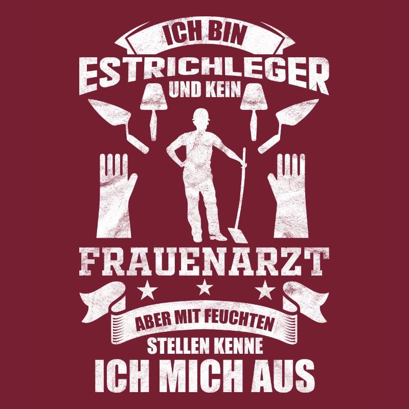 Estrichleger Handwerker Beruf Arbeit Geschenkidee