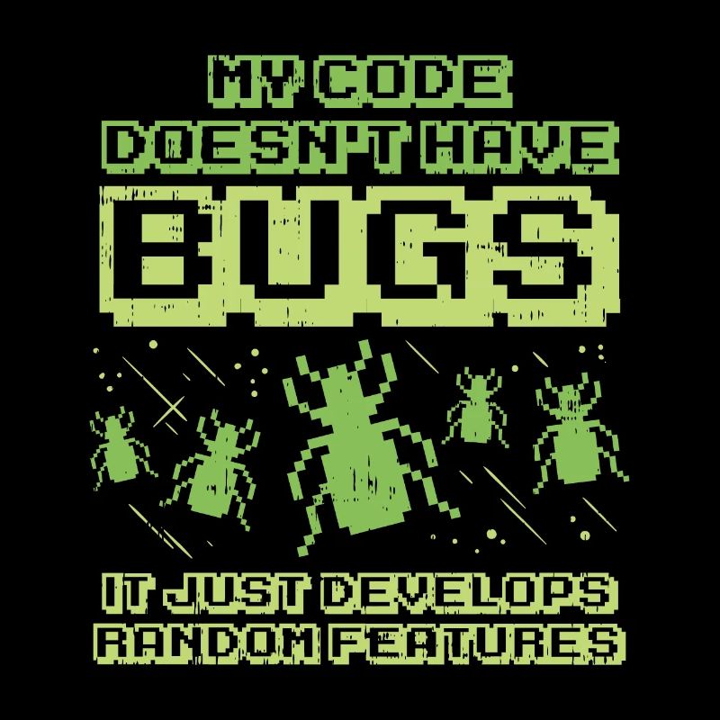 Code Bug Test Programmer Developer Gift
