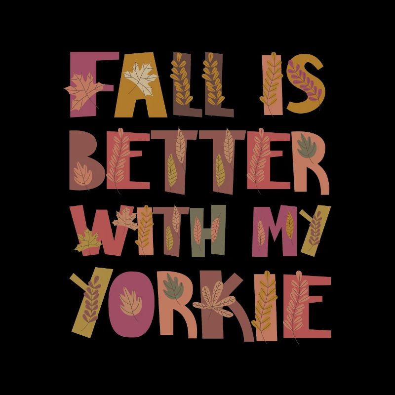 Fall is better with my Yorkshire Terrier Herbst