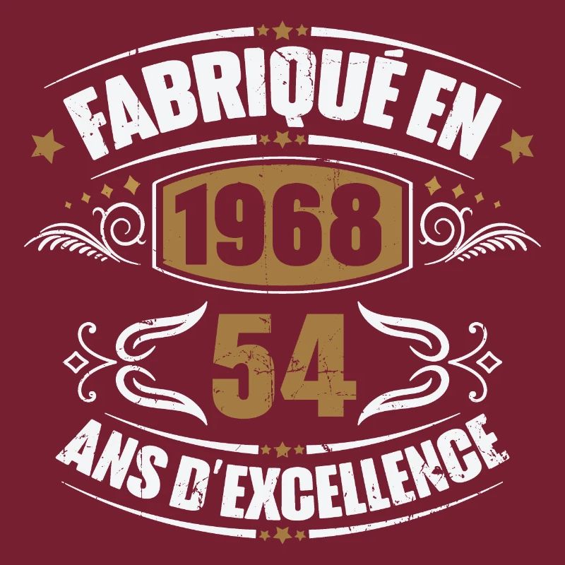 Fabriqué en 1968, 54 ans d'excellence