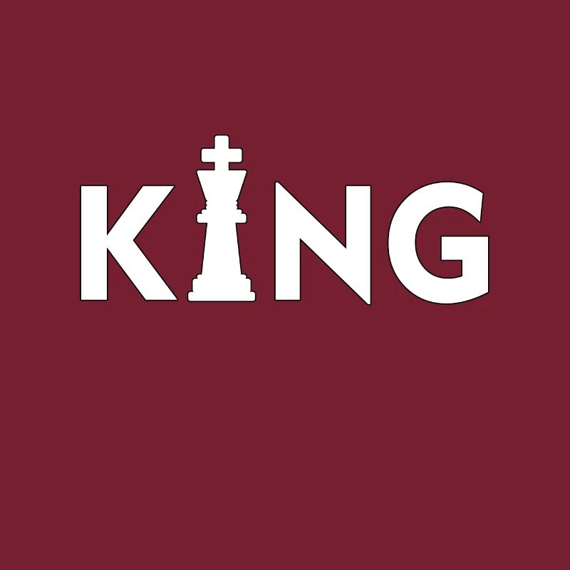 Roi non seulement dans la pièce d'échecs échec et mat d'échecs