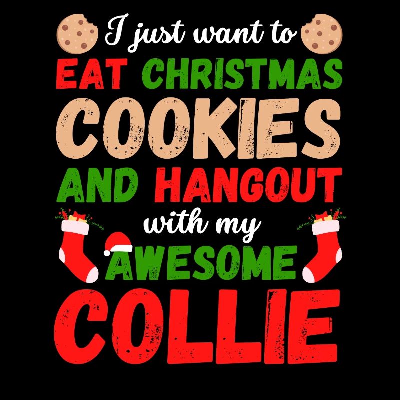 Biscuits de Noël Collie