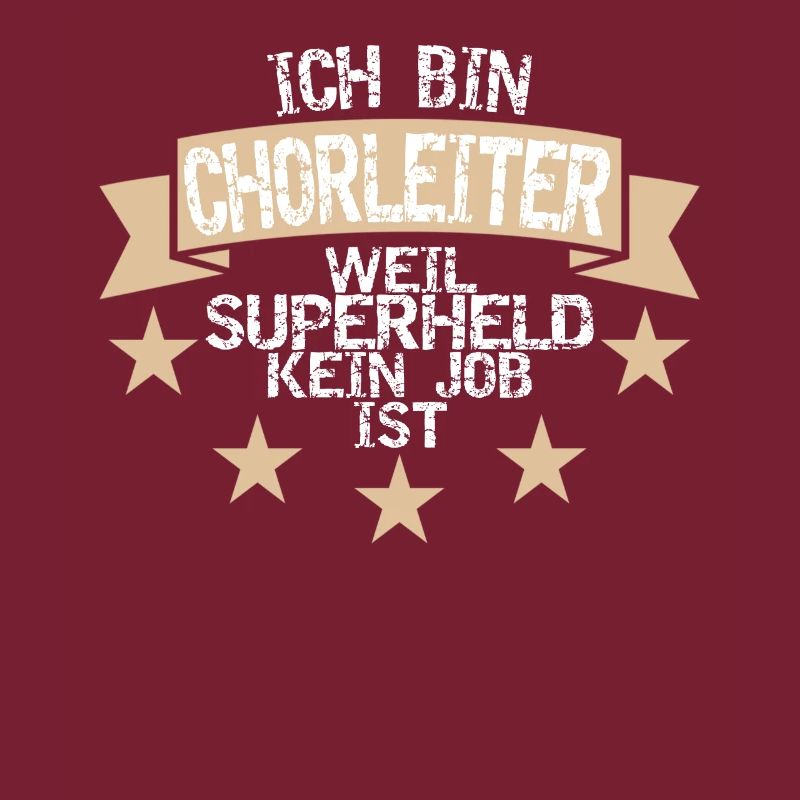 Chorleiter Superheld Spruch Design Dirigieren Chor