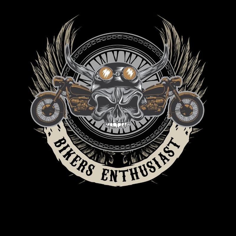 Biker Skull Biker Enthusiast Biker Biker Boyz