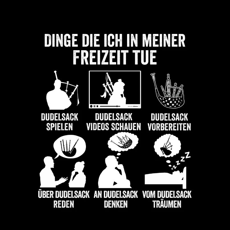 Dudelsack Spruch Sackpfeife Schottland