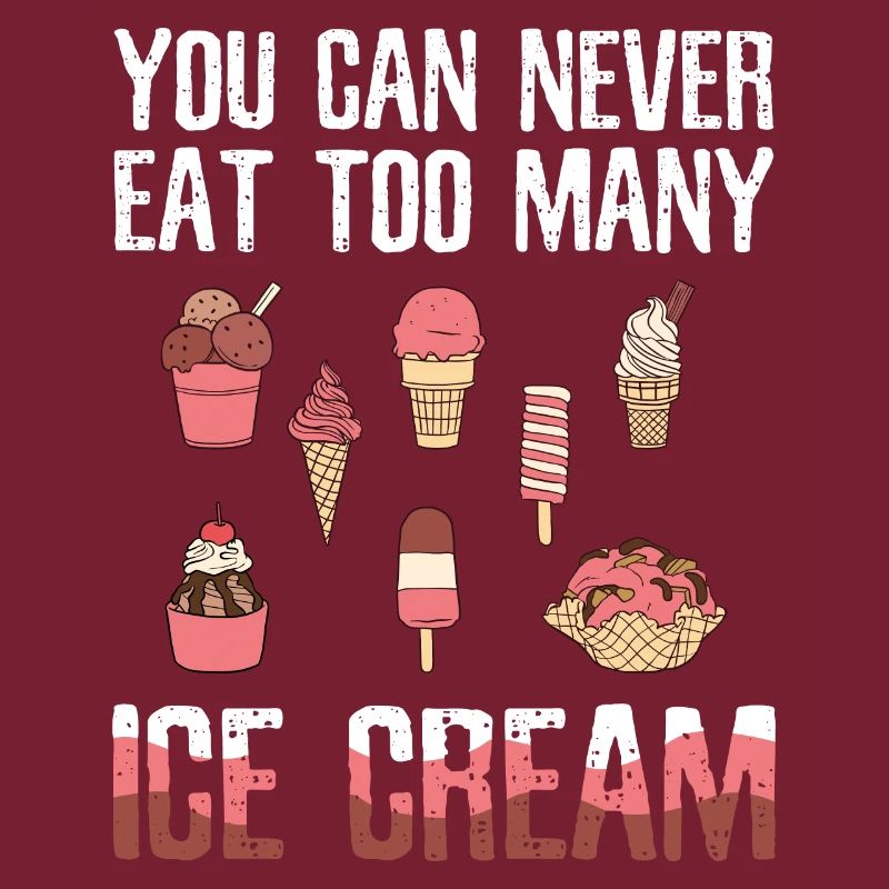 Lustiger Eismann mit Ice Cream