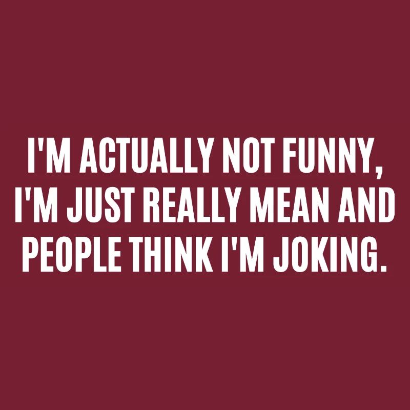 Ich bin eigentlich nicht lustig