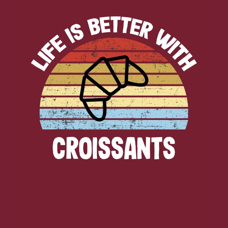 Retro Croissant Design
