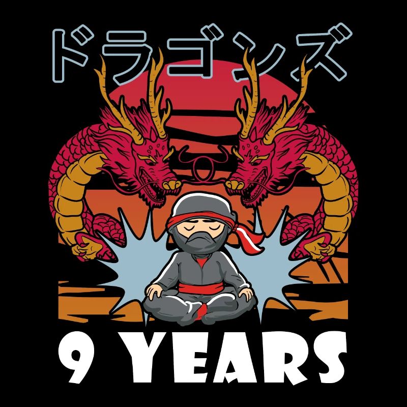 9e anniversaire Ninja 9 ans cadeau