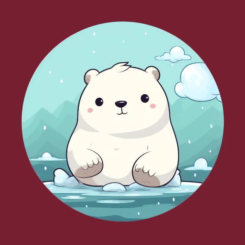 süßer kleiner Eisbär