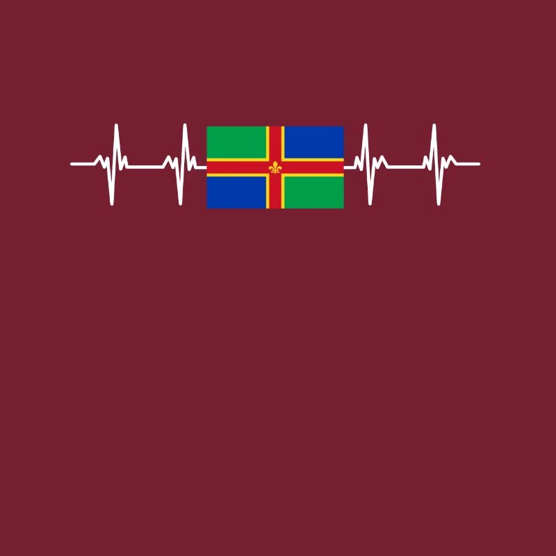 Drapeau du Lincolnshire du Royaume-Uni