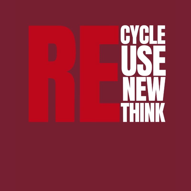 Recycle Réutiliser Renew Rethink Wind Turbine - Wind