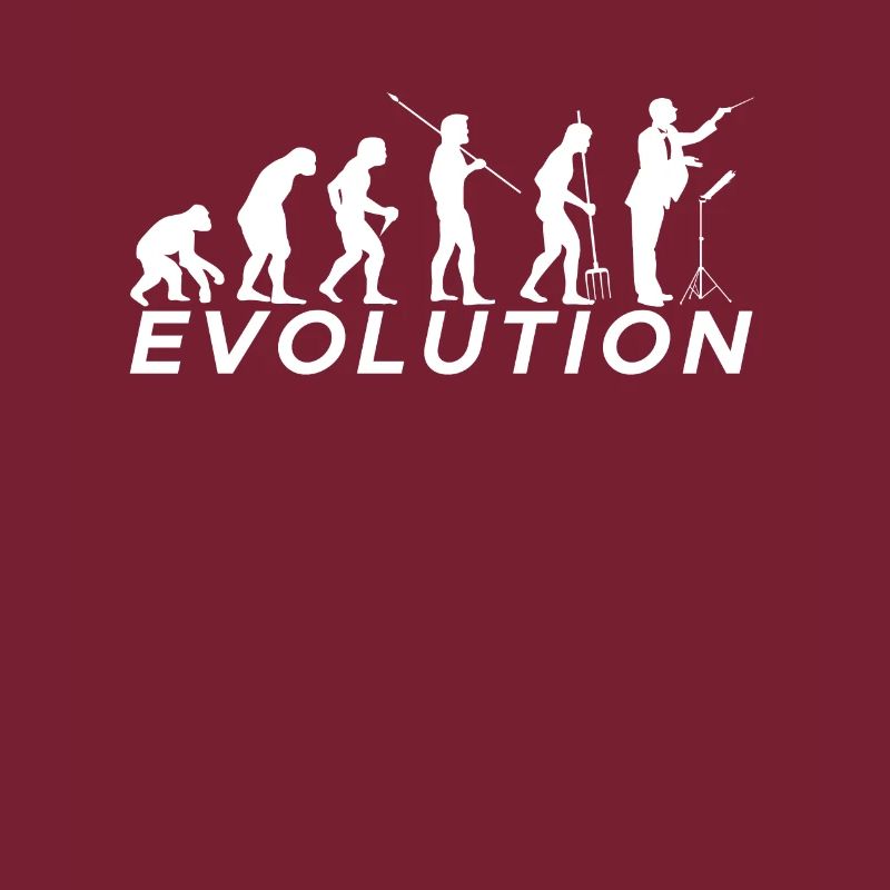 Evolution Dirigent T-Shirt Geschenk