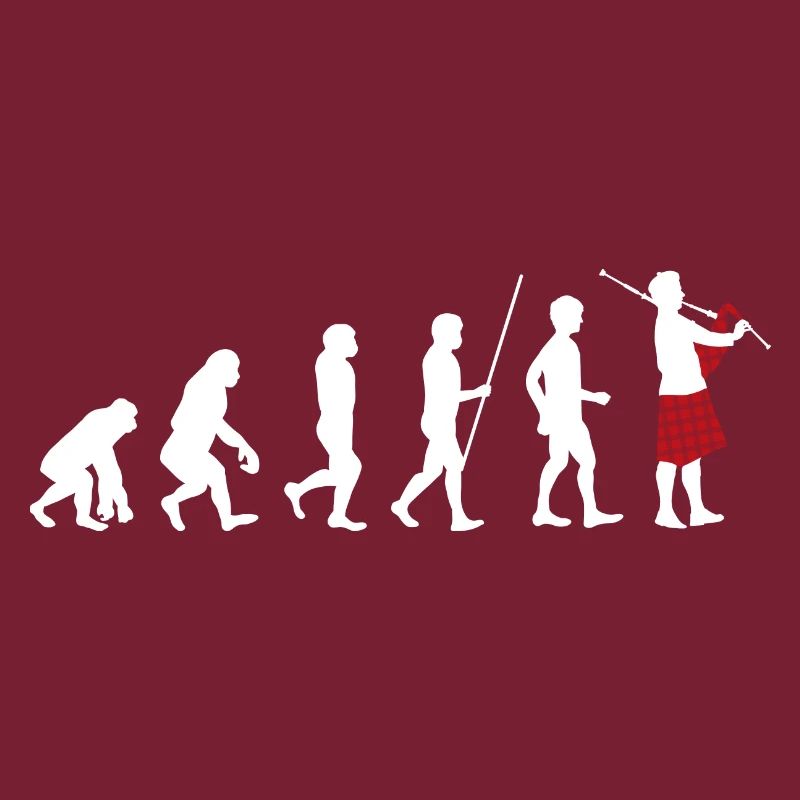 Instrument de cornemuse drôle d'évolution de cornemuse