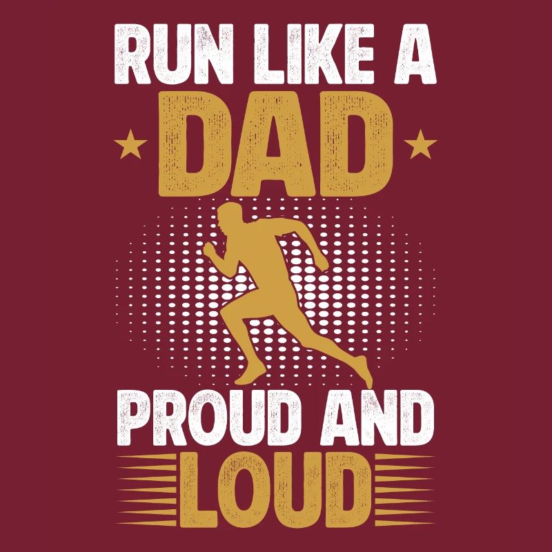 Running Dad Marathon Runner Trainer Marathoner