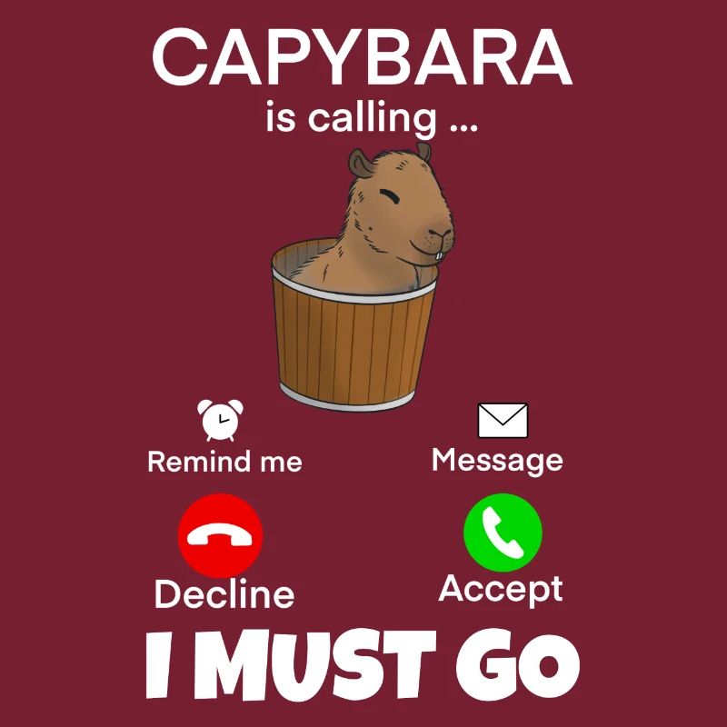 Capybara i must go