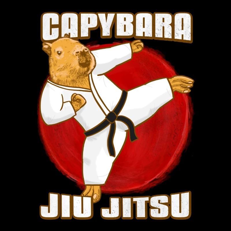 Capybara avec Jiu Jitsu GI