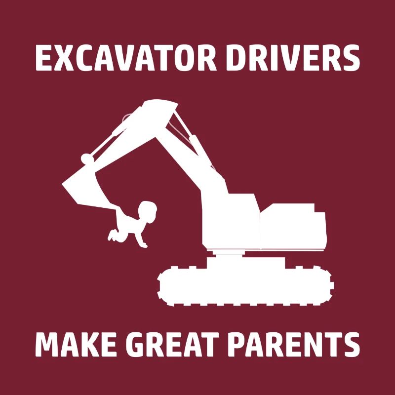 Excavator Excavator Driver Design Construction Worker Construction Machine