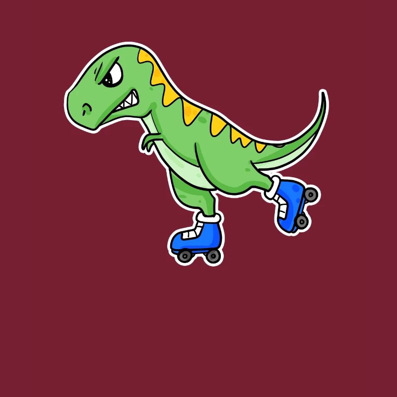 Inline Skating dinosaure