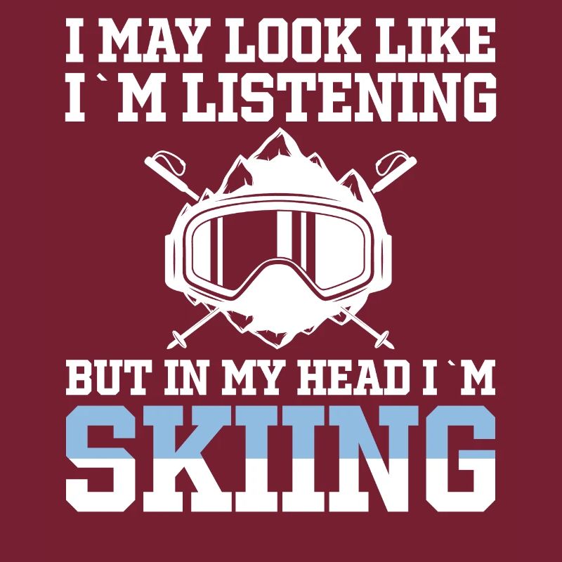 Skiing Ski lovers Mountains in winter