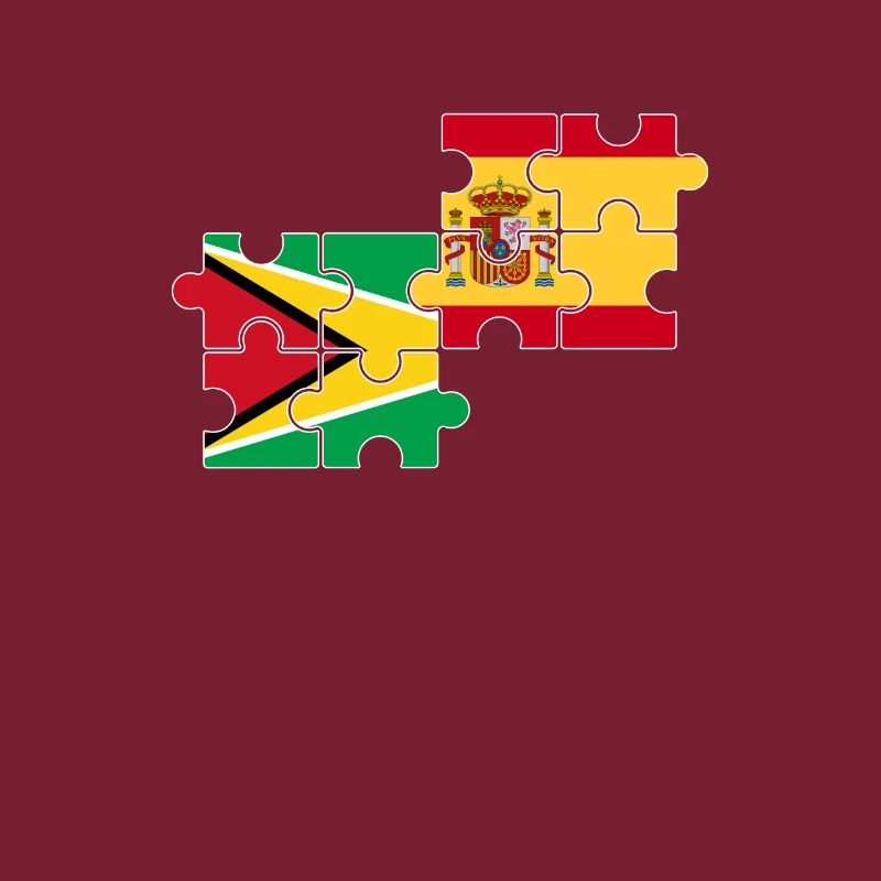 Drapeau de la Guyane, Espagne, Guyanais