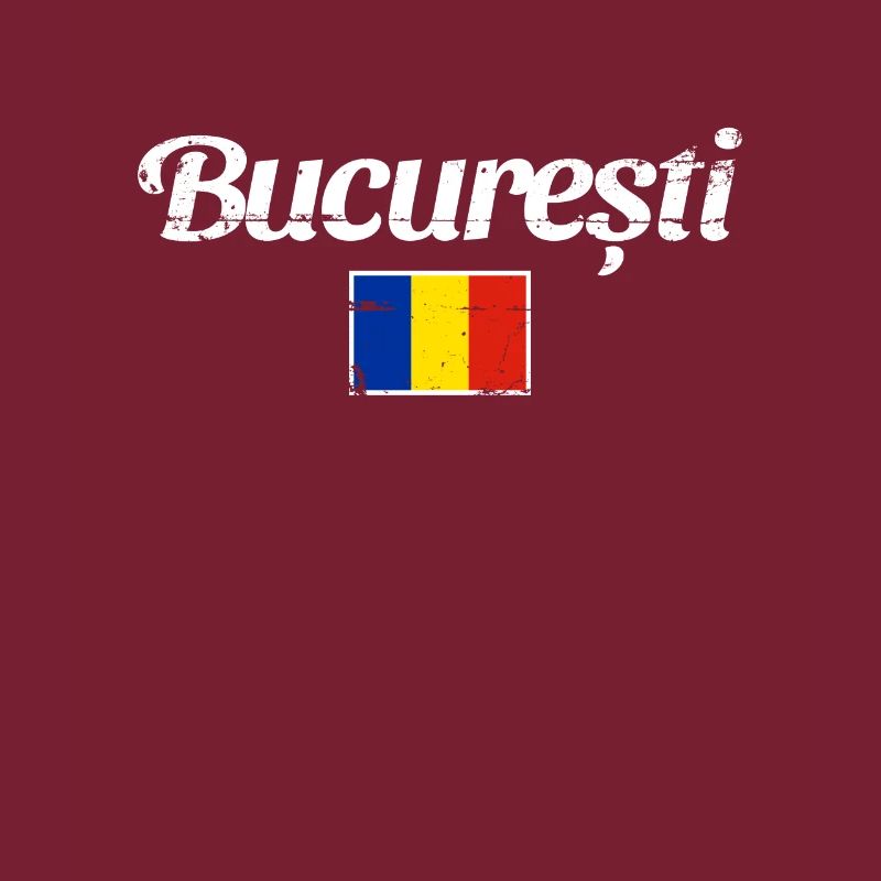 Bucuresti Roumanie Vintage Drapeau Roumain