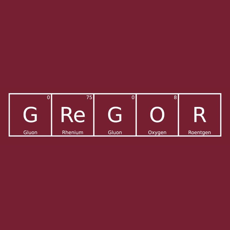 Gregor Surname First Name Chemistry Periodic Table Elements