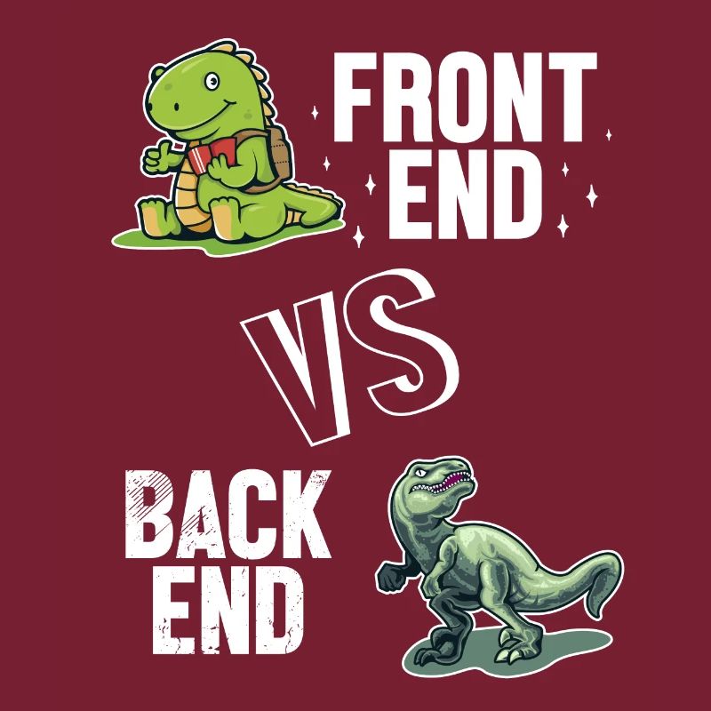Frontend vs. Backend Developer Developer Coder