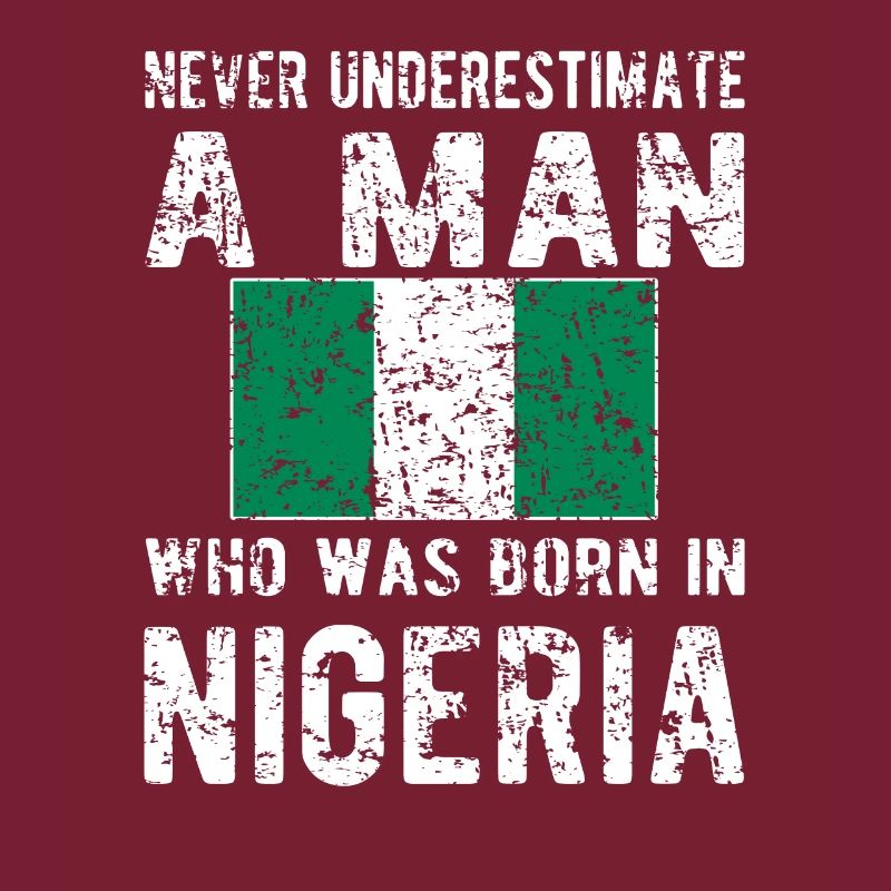 Fier drapeau nigérian nigérian