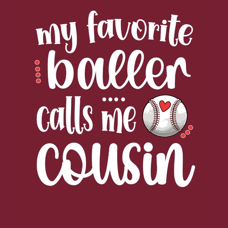 Stolzer Baseball-Cousin Eines Baseballspielers