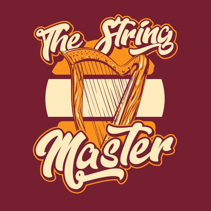 The String Master Harfe Konzertharfe Harfenspieler
