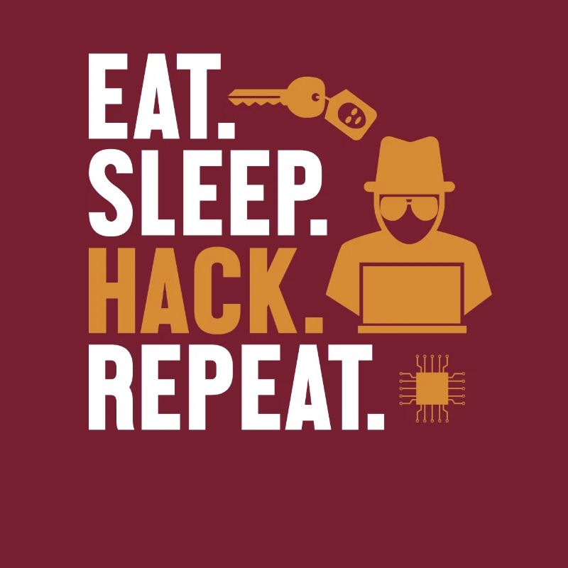 Eat Sleep Hack Repeat Social Engineering Phishing