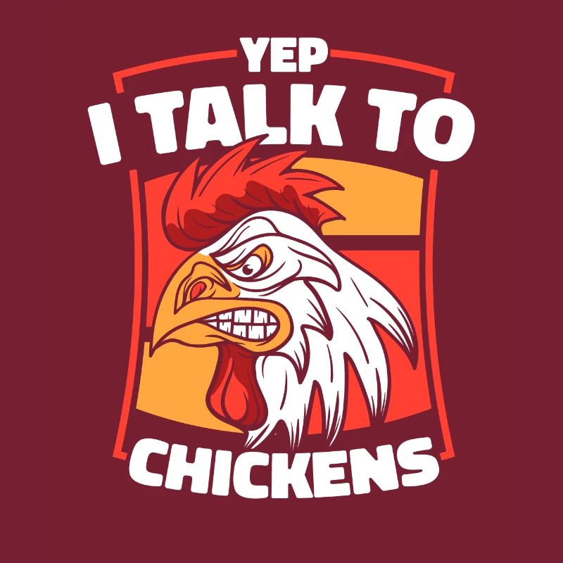 Oui, je parle à l’élevage de poulets