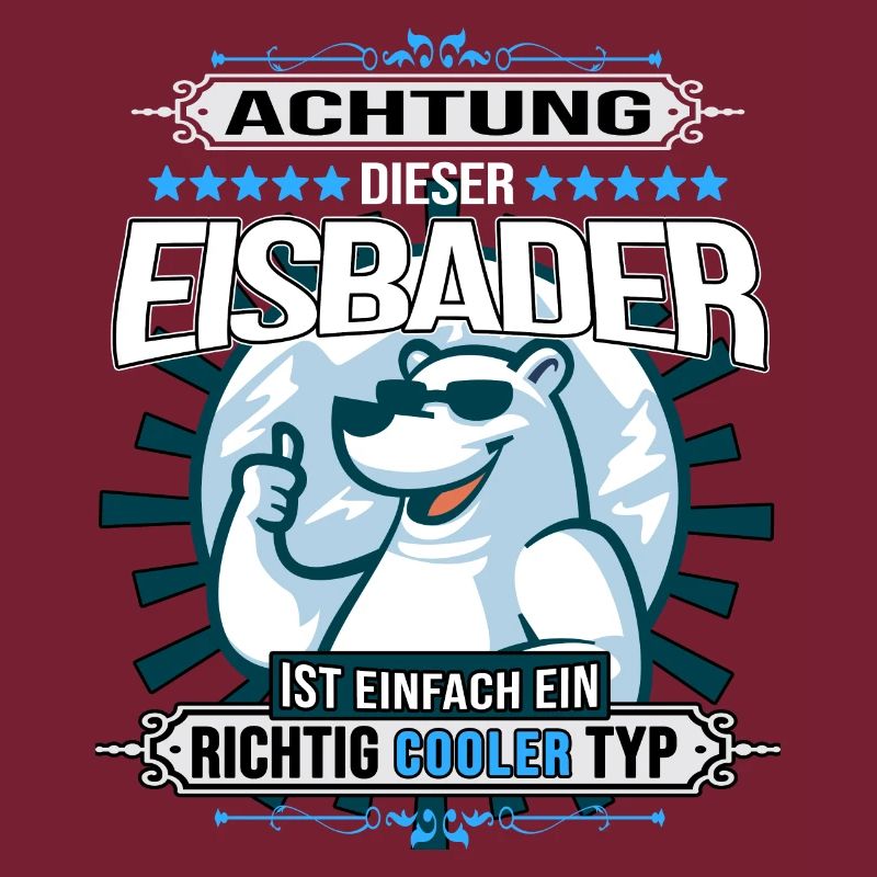 eisbaden winterbader dieser eisbader eisbär polar