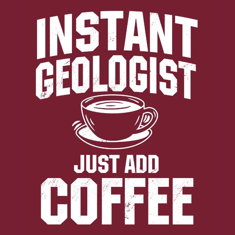 Le géologue instantané ajoute simplement du café