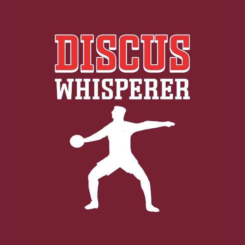Diskusflüsterer. Diskus-werfer. Diskuswerfen